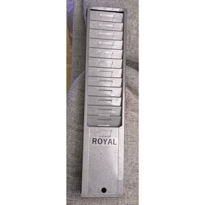 Vintage Royal Timecard Holder Wall Mount 12 Slots